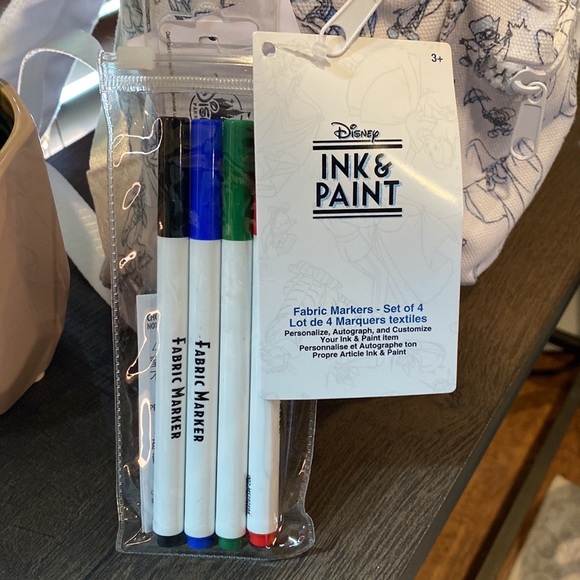 NWT Disney Ink & Paint Mini Backpack w/ fabric markers - Picture 2 of 6